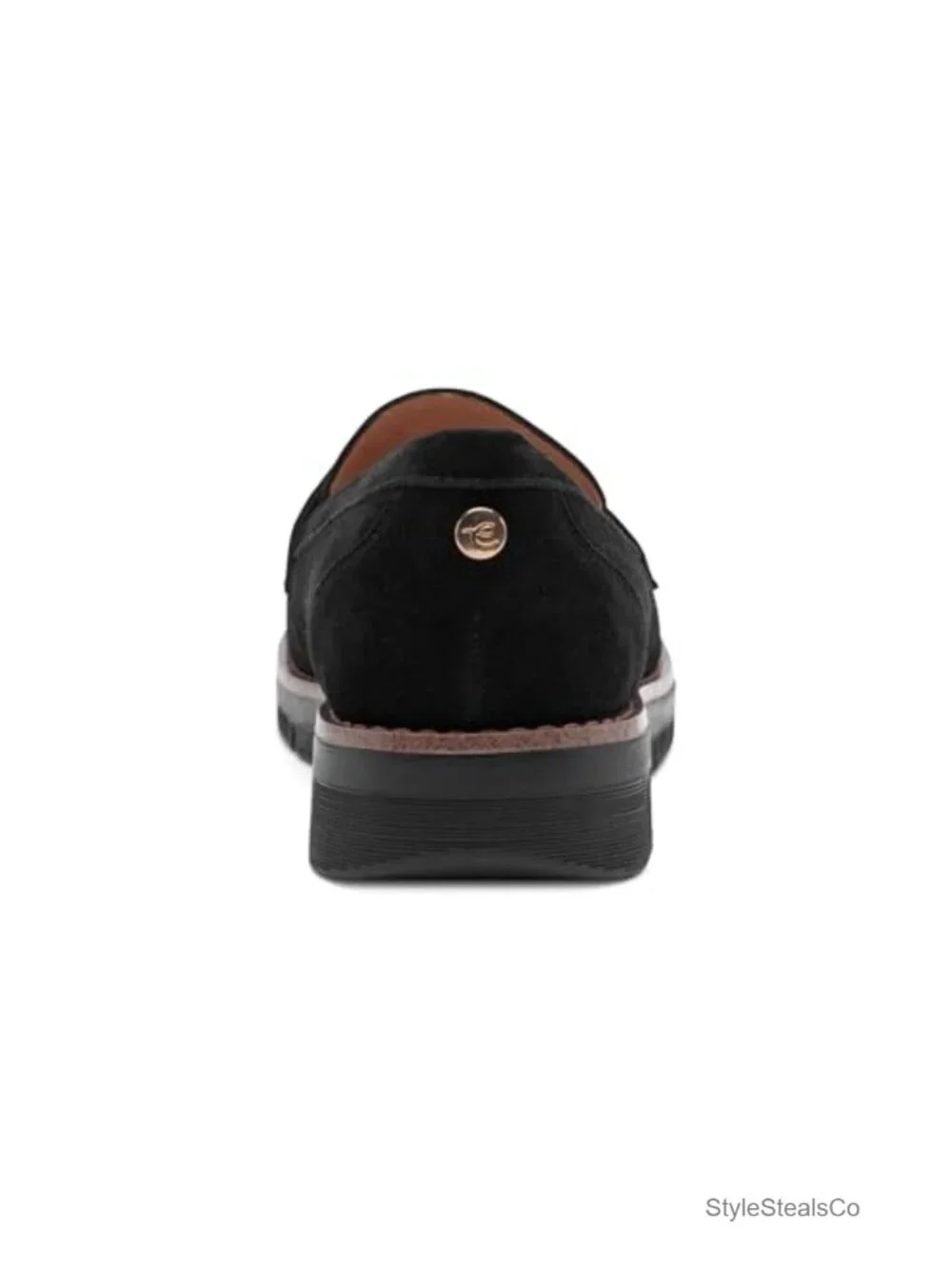 Leather Slip On Loafers with Tassel Detail, eFlex Arch Support